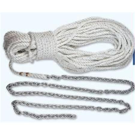 Lewmar Lewmar 10 ft. 1-4 in. G4 Chain W-150 ft. 1-2 in. Rope 69000332